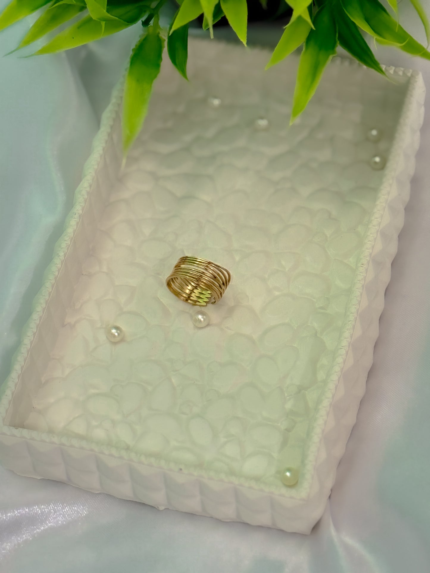 Antitarnised Adjustable Rings