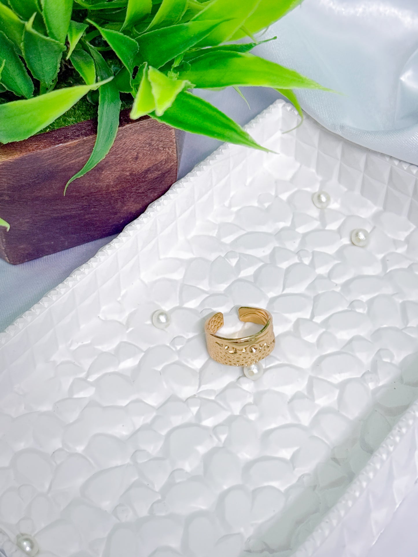 Antitarnised Adjustable Rings