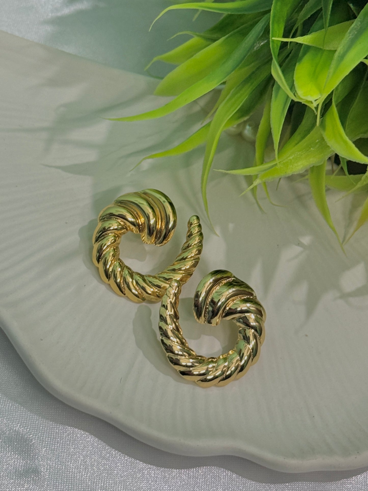 Antitarnised Bold Boom Earrings