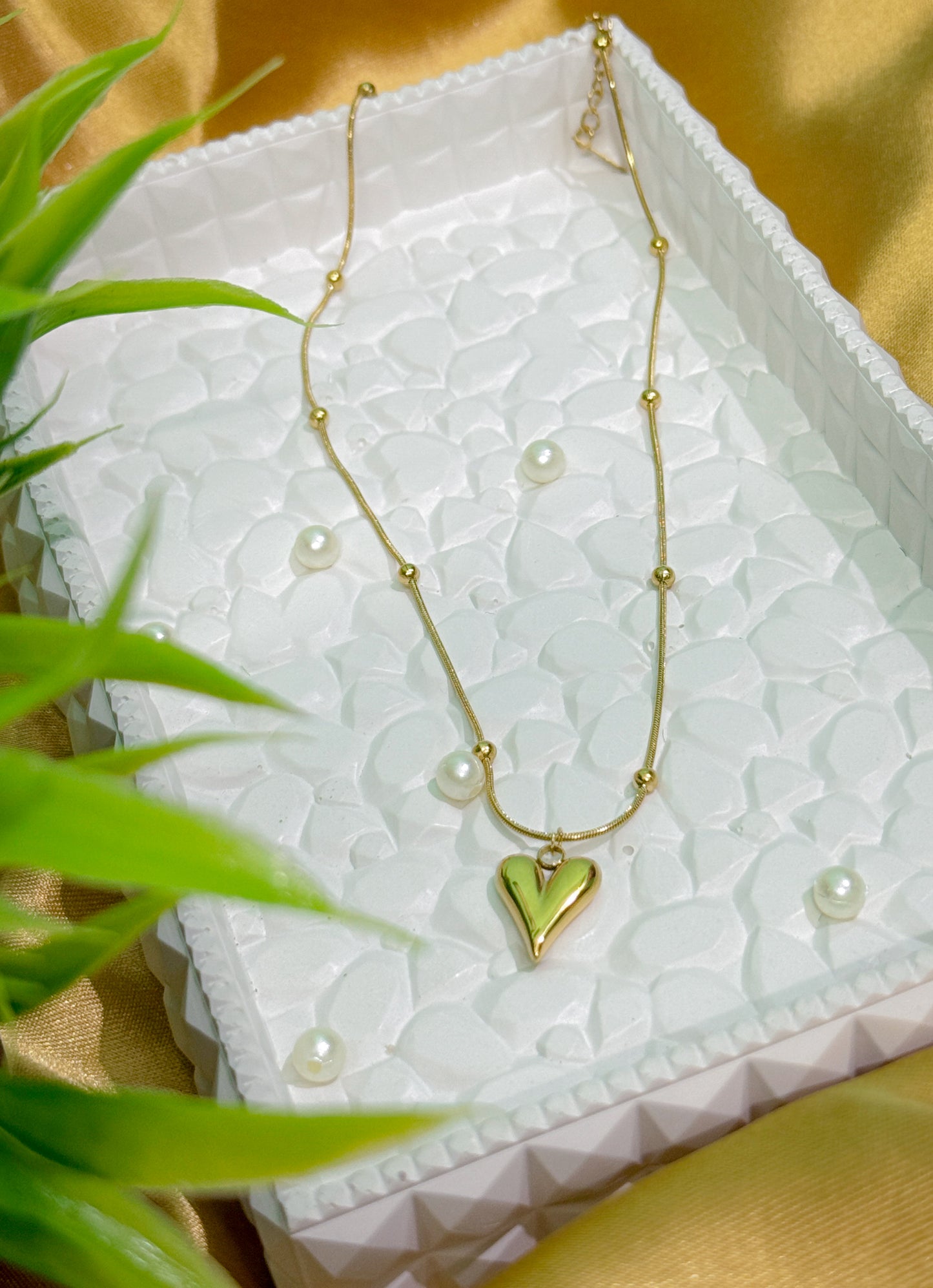 Antitarnised Heart pendant