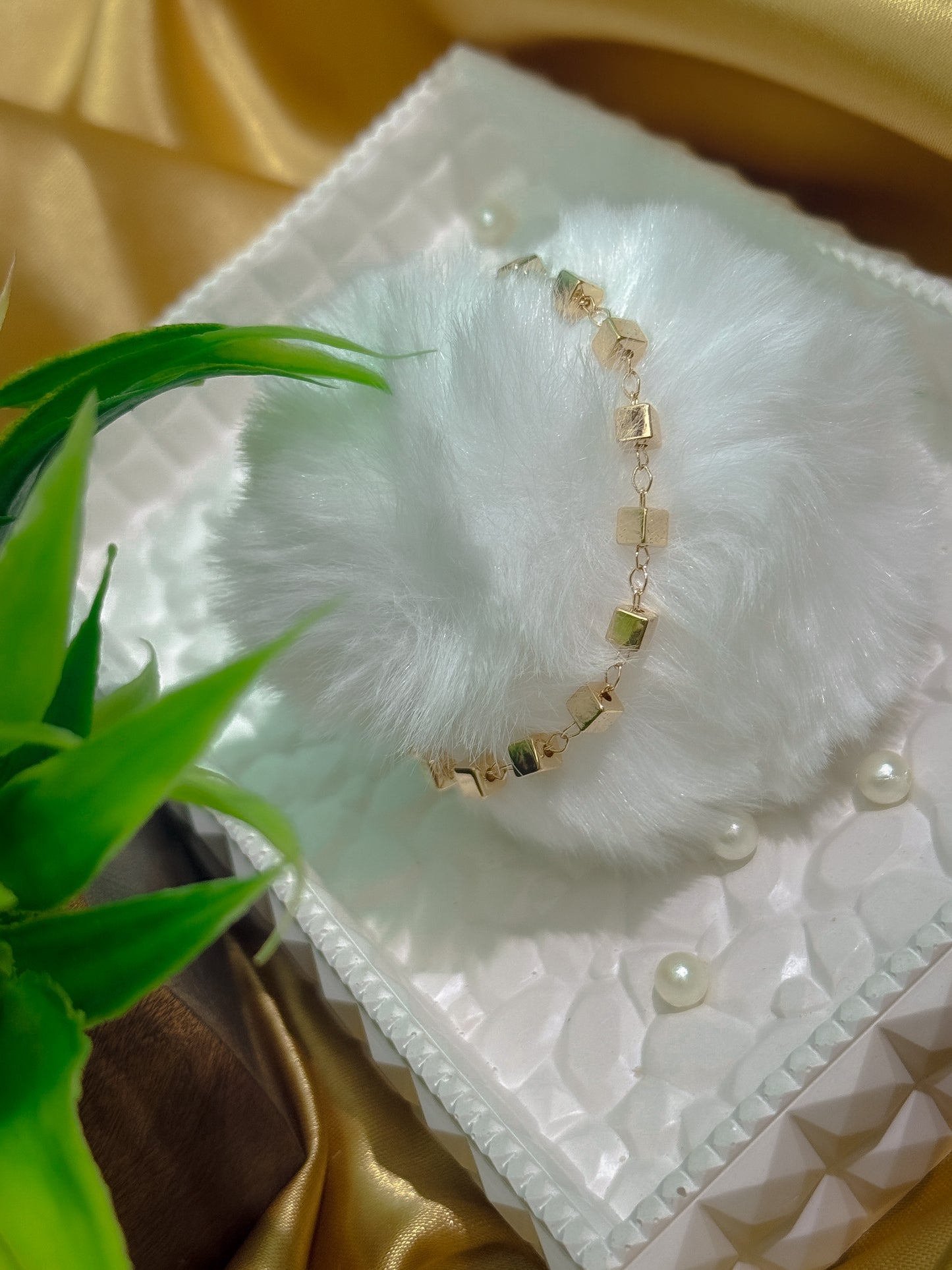 Square Charm Bracelet