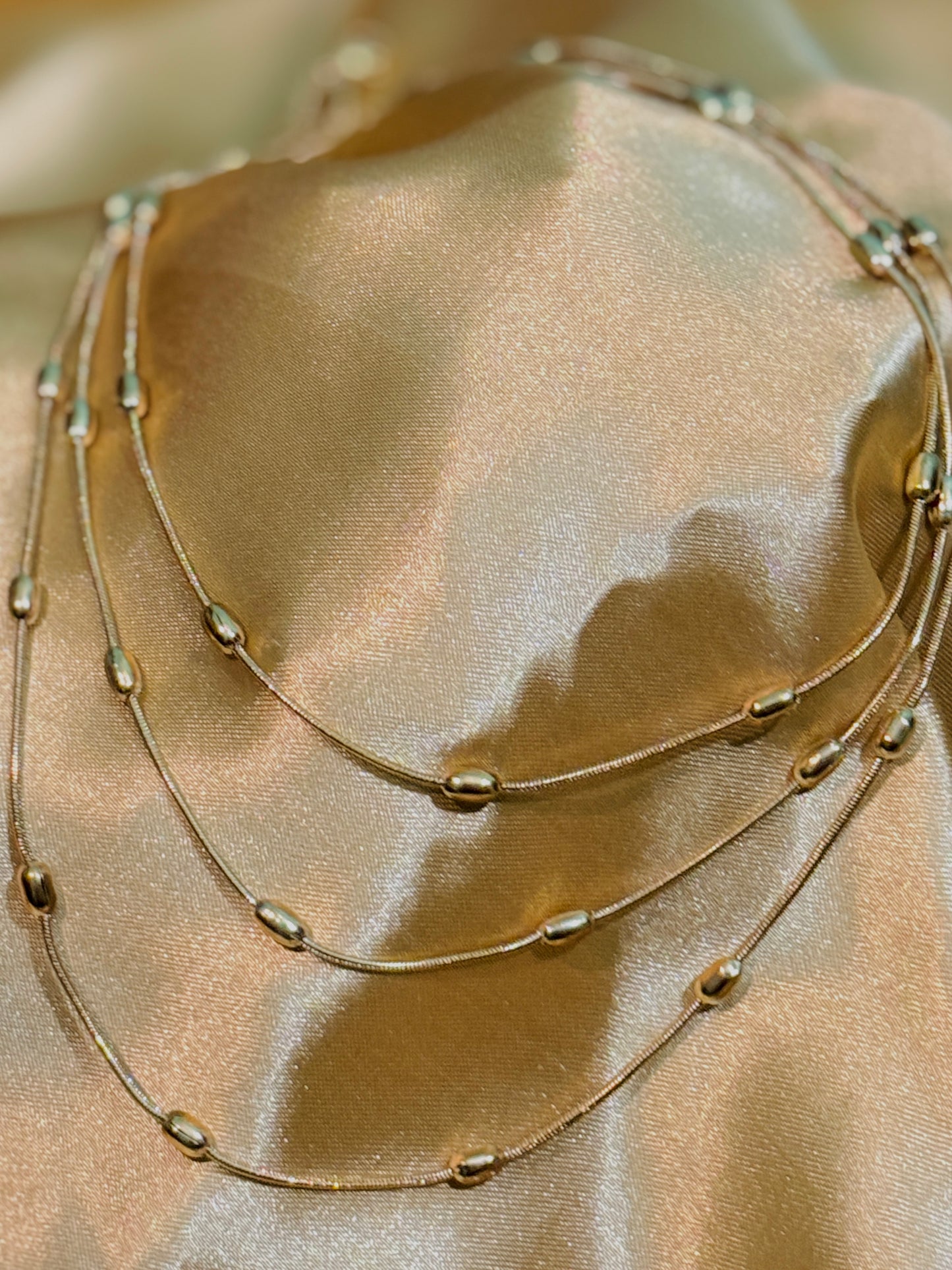 Antitarnised Multi-layered necklace
