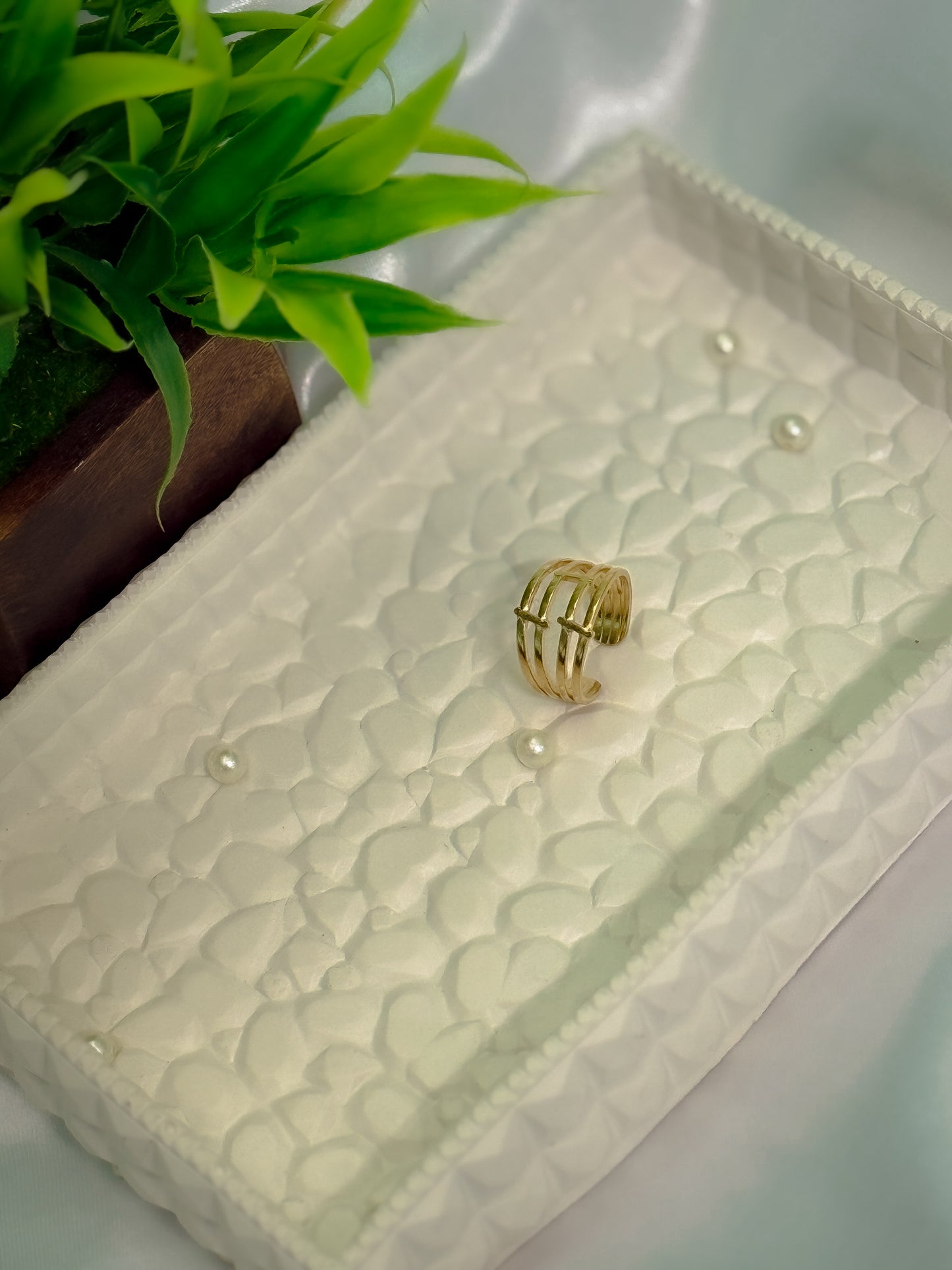 Antitarnised Adjustable Rings