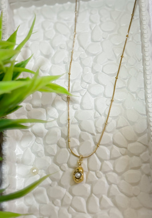 Faux Pearl Pendant