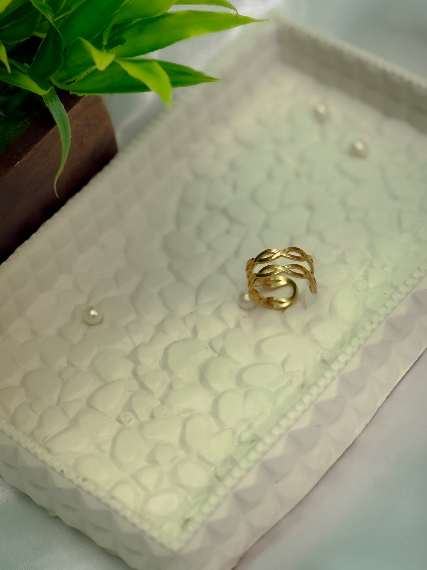 Antitarnised Adjustable Rings