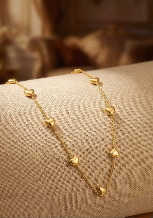 Anti-tarnished Love chain