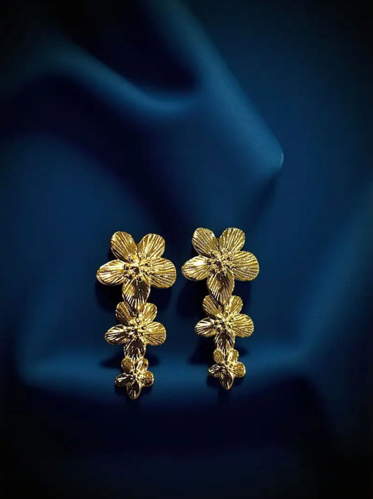 TRENDING GOLD PLATED ANTI TARNISH EARRINGS